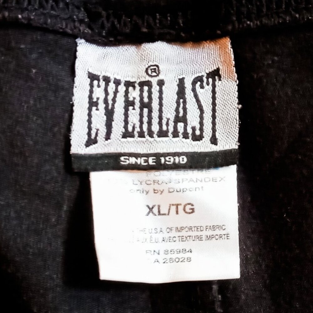 Vintage Everlast Black w/Red Stripe Stretchy Waist Women's Athletic Pants Jr XL - Picture 8 of 13